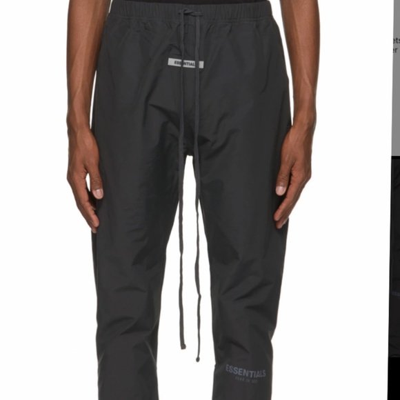 Fear of God Pants - Fear of God- Essentials Black Track Pants XXSML